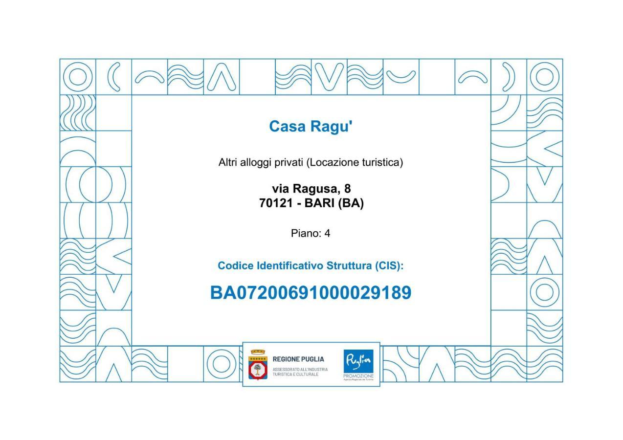 Casa Ragu' - Bari Centro Appartement Buitenkant foto